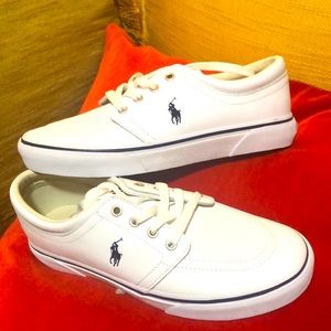 Woman’s White Leather Designer casual shoes